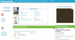 Desktop Screenshot of placementadda.com